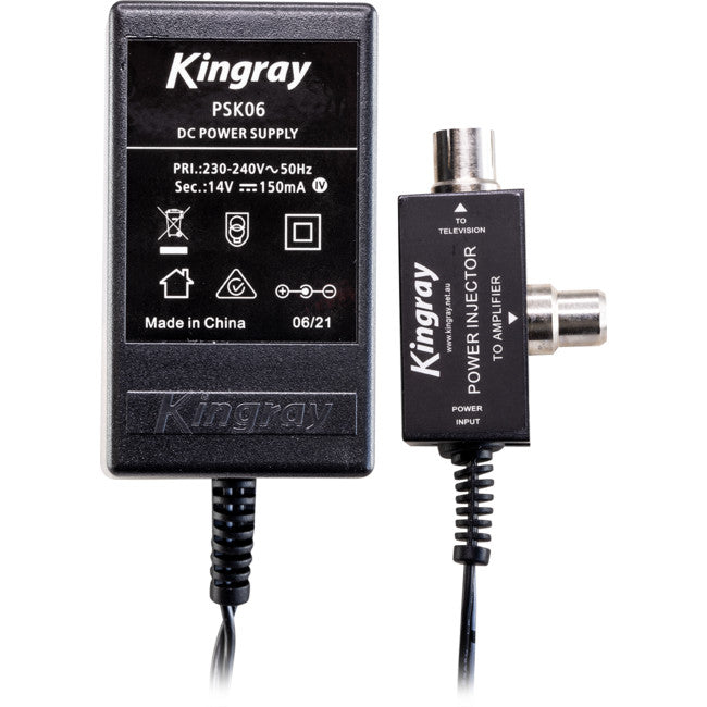 Kingray Kingray MHU25F UHF F Type Masthead Amplifer INC PSK06